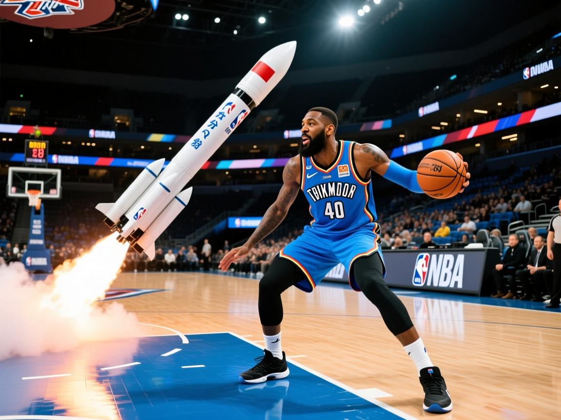 火箭负于雷霆,哈登孤军奋战贡献40分 第2张