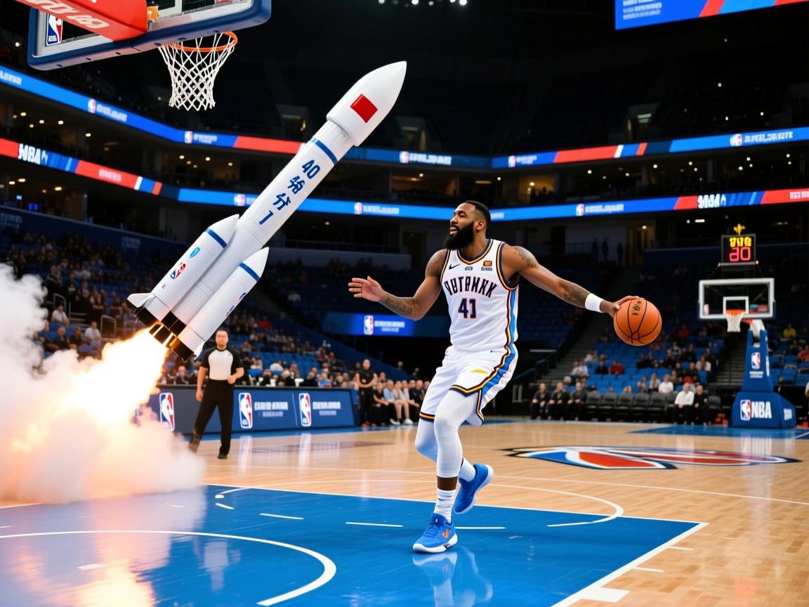 火箭负于雷霆,哈登孤军奋战贡献40分 第1张