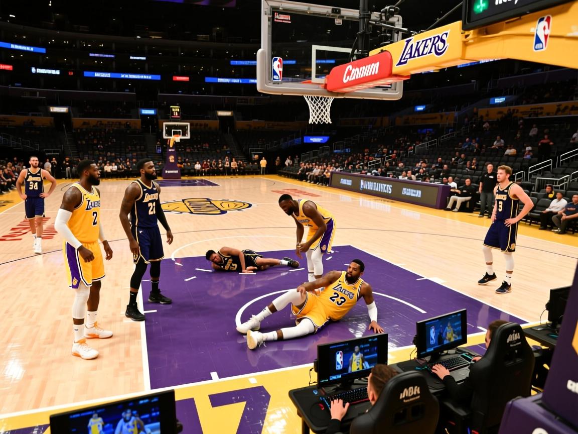 NBA西部强队湖人遭遇五连败